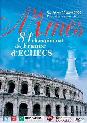 Le championnat de France d'échecs à Nîmes