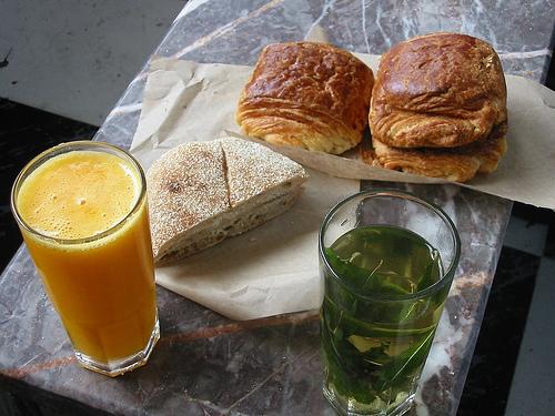 Un petit-déjeuner à Casablanca