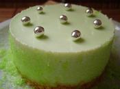 Cheesecake extra-terrestre Pandan (sans cuisson)