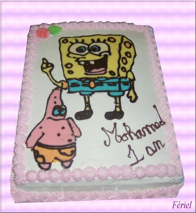 Fraisiers Bob l'éponge et sango ku