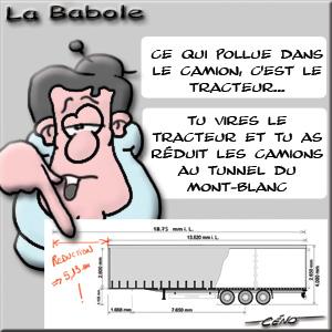 La Babole - Comment réduire les camions au tunnel du Mont-Blanc