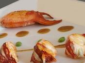 Homard simplement rôti feves fraîches sauce reduite