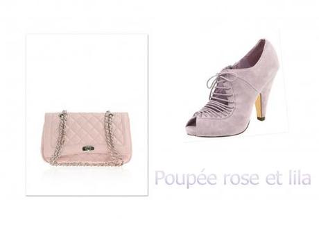 Accessoires rose et lila