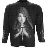 Goth prayer T-shirt manches longues 