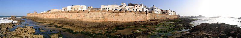 EssaouiraVue panoramique des remparts d'Essaouira