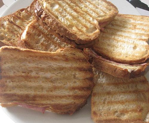 Les croques au vrai pain...