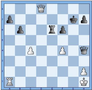 Le problème d'échecs du jour - Niveau Difficile Les Blancs jouent et matent en 8 coups