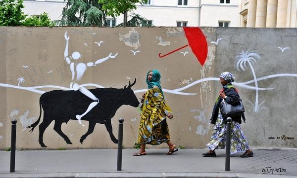 Sur les murs du Carré de Baudouin