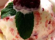 Glace Vanille Coulis Framboise
