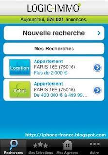 Test AppStore - Logic-Immo pour iPhone