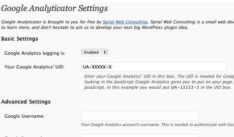google analyticator 1 Affichez le compteur Google Analytics sur votre blogue