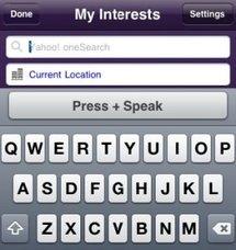 Yahoo amène la recherche vocale sur iPhone