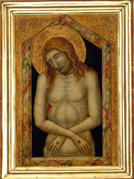 Pietro Lorenzetti - Christ de pitié, vers 1340-1345