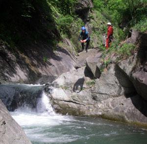canyoning, caprie, stages, stages, raid, escalade, seminaire