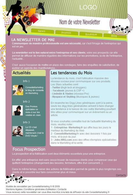 18 modèles de newsletters et d’emailings gratuits modèles newsletters gratuits