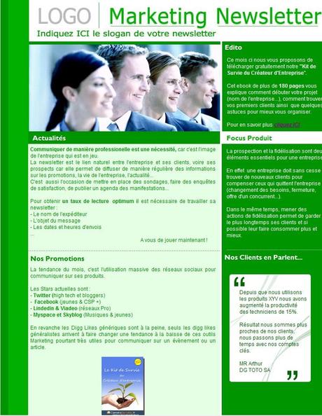 18 modèles de newsletters et d’emailings gratuits modèles newsletters gratuits