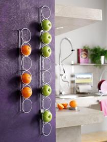 Colonne murale de rangement de fruits, 22€ chez HappySpace.fr