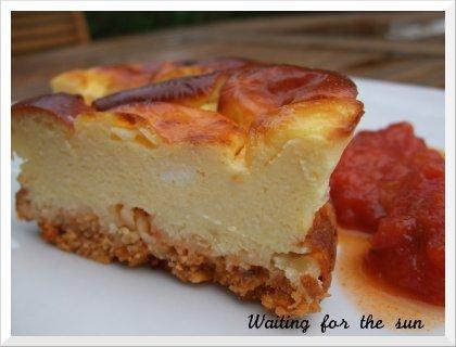 ≈ CHEESE CAKES AU CHÈVRE ET COMPOTÉE DE TOMATES ≈