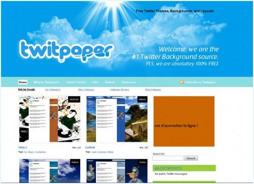 twitpaper 500x362 Twitpaper, comment changez le design de Twitter