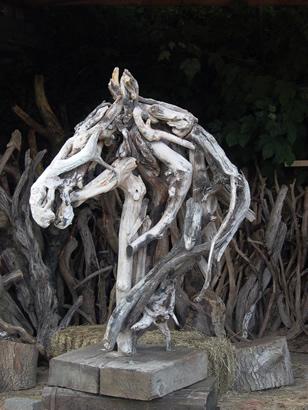 Sculptures en bois flotté de HEATHER JANSCH