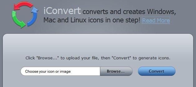 iconvert, conversion icones mac, pc et linux