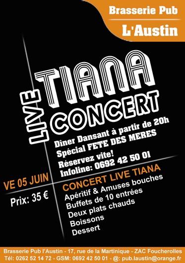 Tiana live Concert à la Brasserie L'austin