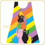 Tablier de peinture famille Barbapapa