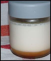 Yaourt maison au Nutella, à la châtaigne et au caramel mou