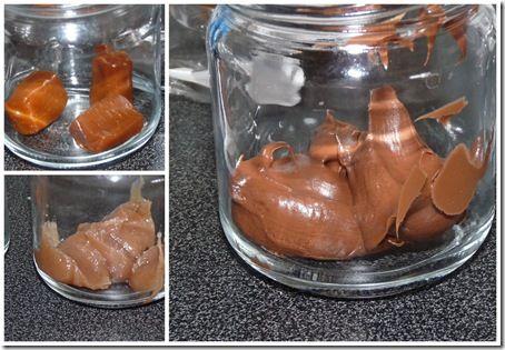 Yaourt maison au Nutella, à la châtaigne et au caramel mou