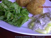 Croquettes morue ,bâtonnets courgette sauce menthe..!