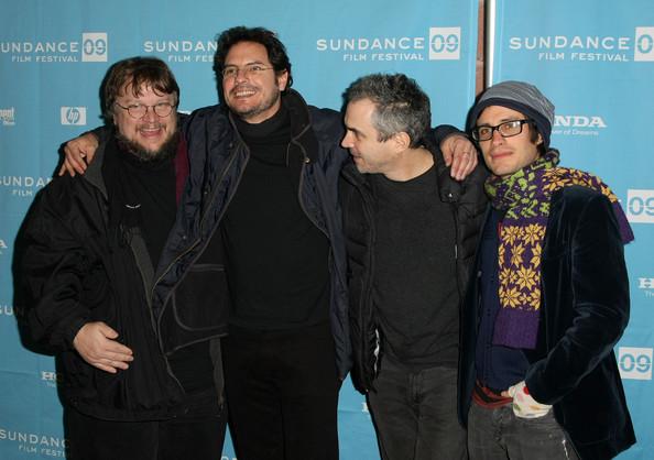 Guillermo del Toro, Carlos Cuaron,  Alfonso Cuaron et Gael Garcia Bernal au festival de Sundance en 2009