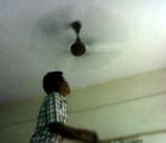 vidéo arrêter ventilateur plafond main