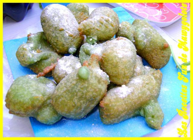 Churros à la pistache.