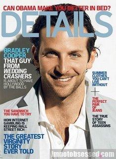 [couv] Bradley Cooper pour Details magazine