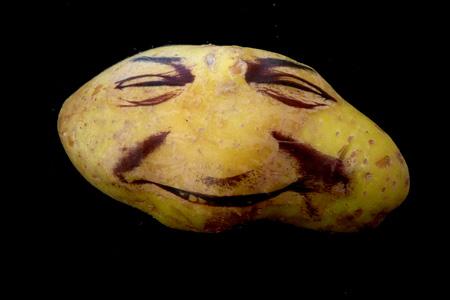 Portraits sur pommes de terre