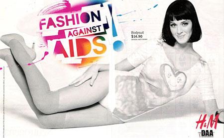 Katy Perry et H&M; lancent une collection fashion contre le SIDA