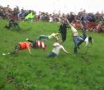 vidéo cooper hill cheese rolling