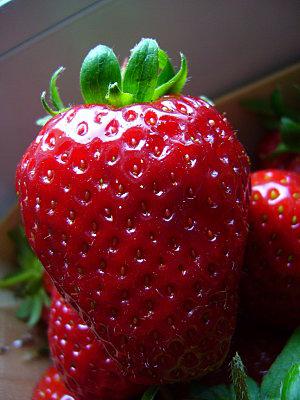 Glace express à la fraise