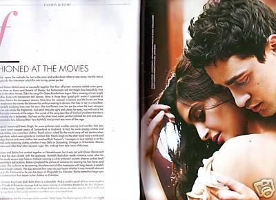 Imran & Sonam en couverture du Filmfare magazine