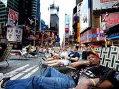 Times Square devient zone pi&#233;tonne