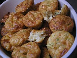 Minis-muffins aux courgettes
