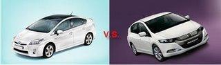Toyota Prius vs. Honda Insight