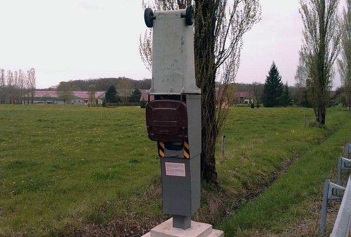 radar automatique poubelle trash