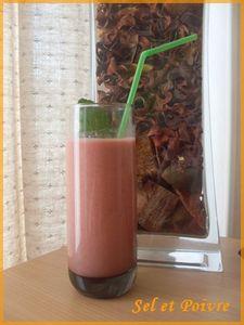 Smoothie fraise/menthe
