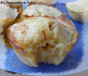 Mini cakes express au jambon et Muscat pour un apéro improvisé