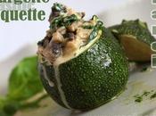 Petits farcis: courgettes rondes recette vegetarienne