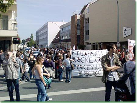 Manifestation étudiants