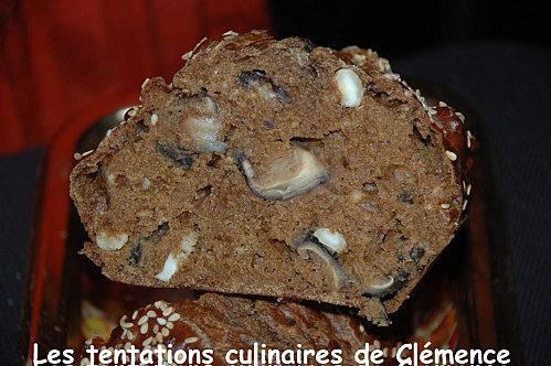Cake aux champignons asiatisant