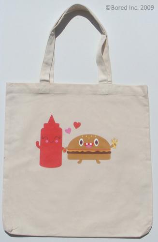 Hamburger & Ketchup Tote