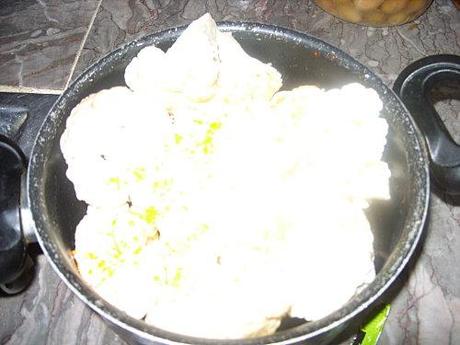 Tajine de boeuf au chou fleur/c.confit et pommes de terre